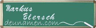 Markus Blersch Visitenkarte